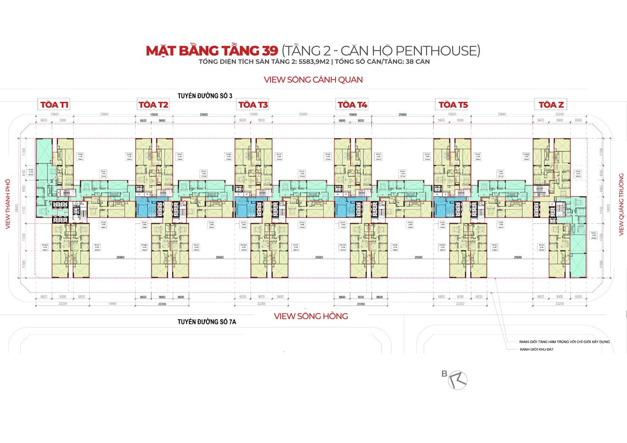 mặt bằng tầng chung cư sunshine legend city 4