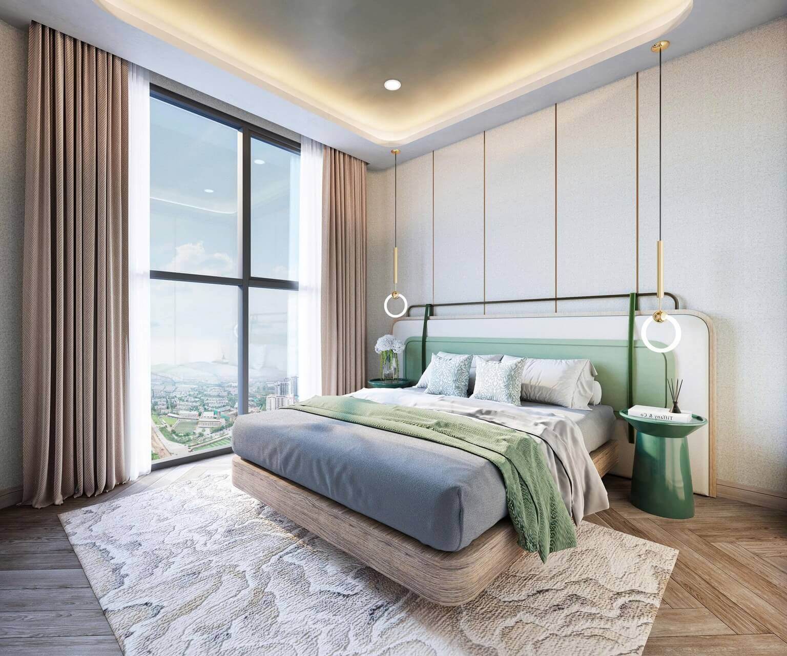 phòng ngủ chung cư sun group bắc ninh