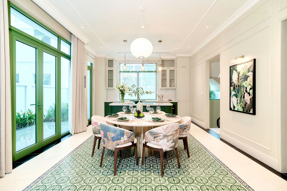 phòng bếp biệt thự song lập sun bắc ninh