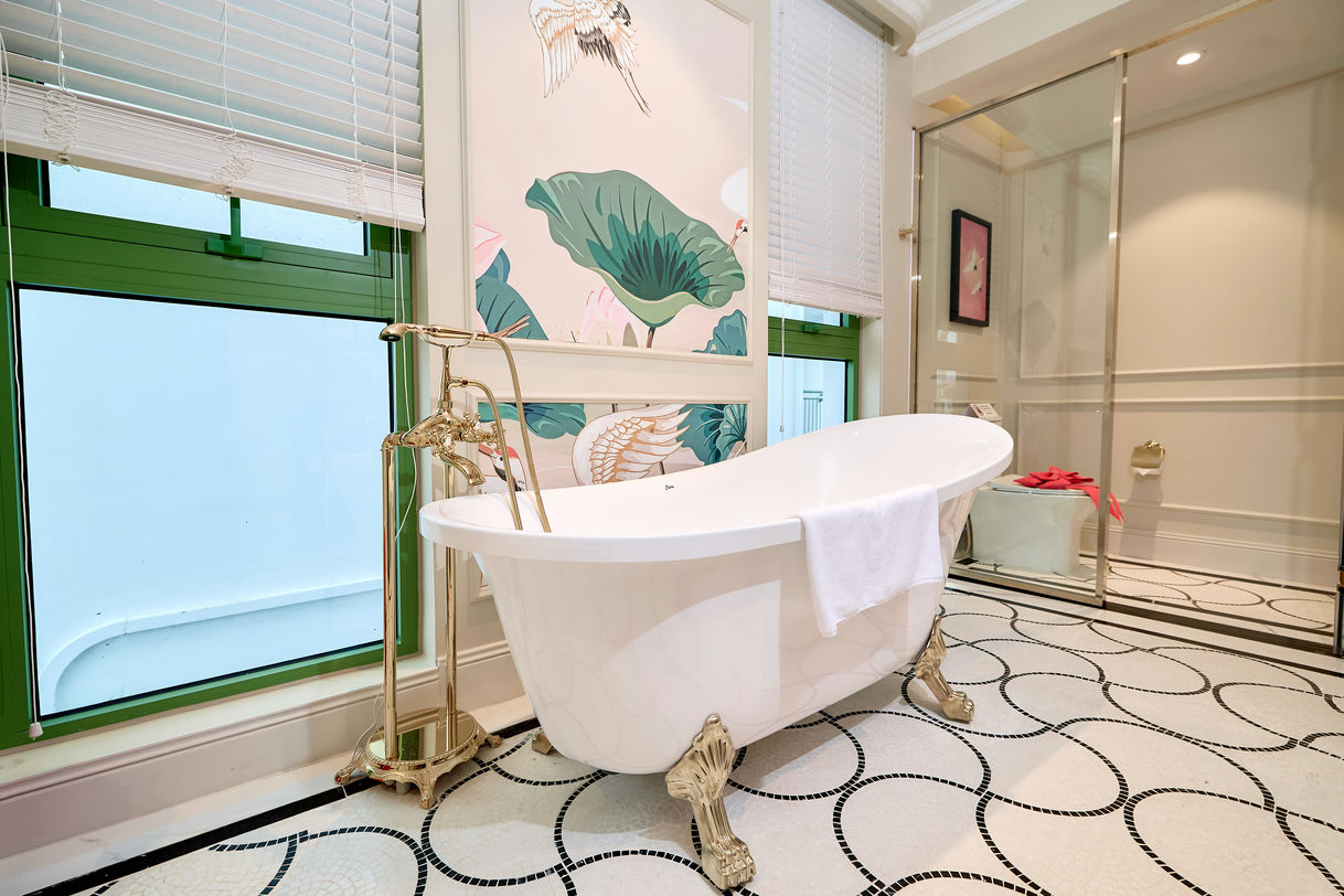 phòng vệ sinh biệt thự song lập sun bắc ninh