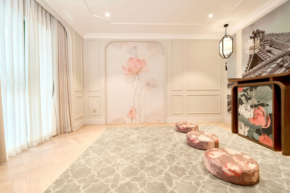 phòng thờ nhà mẫu biệt thự song lập sun bắc ninh