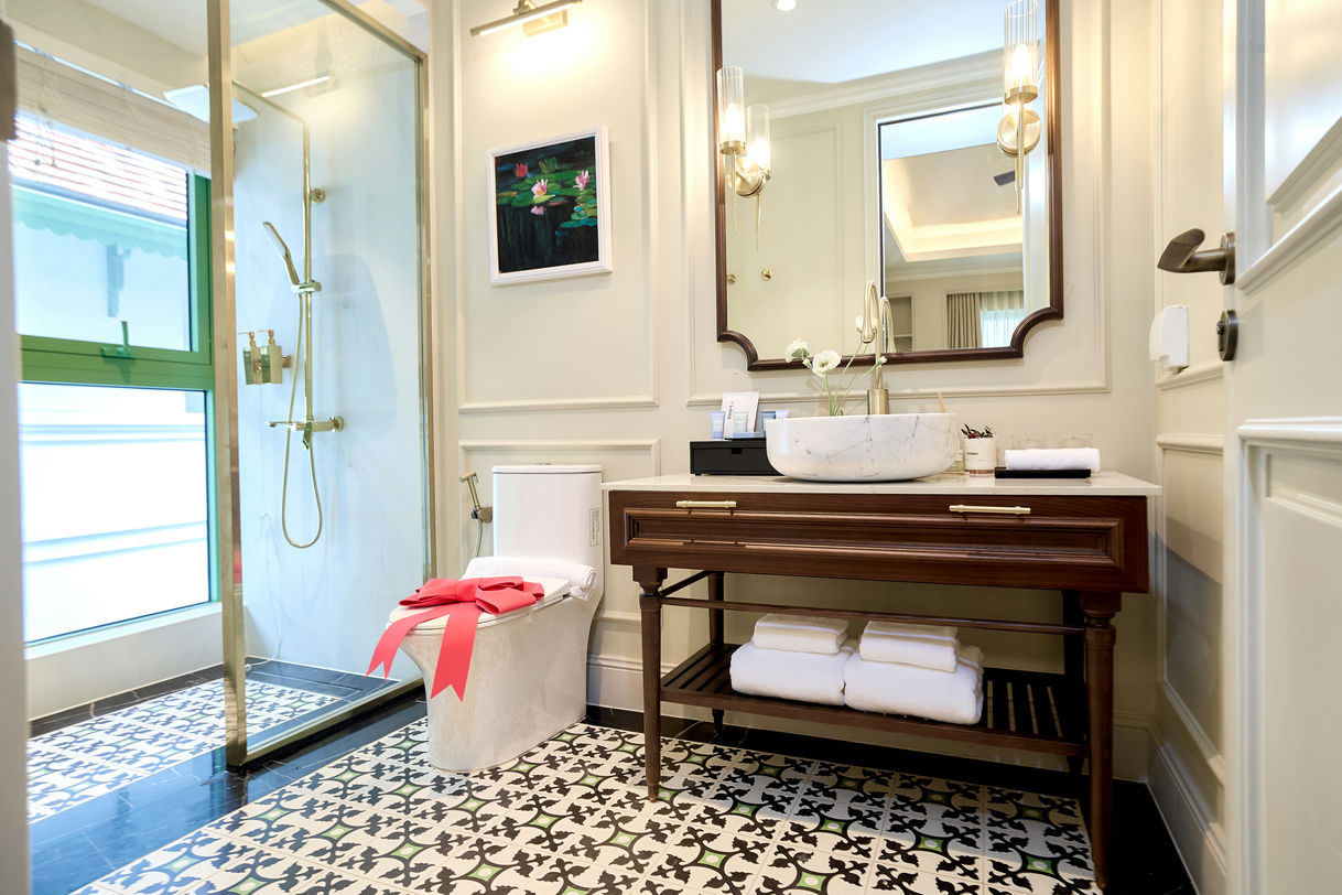 phòng vệ sinh biệt thự song lập sun bắc ninh 3