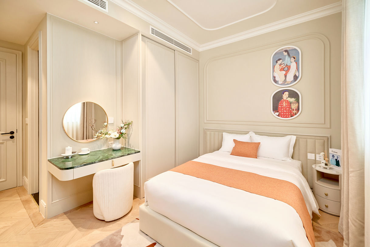 phòng ngủ nhà mẫu liền kề sun bắc ninh 5