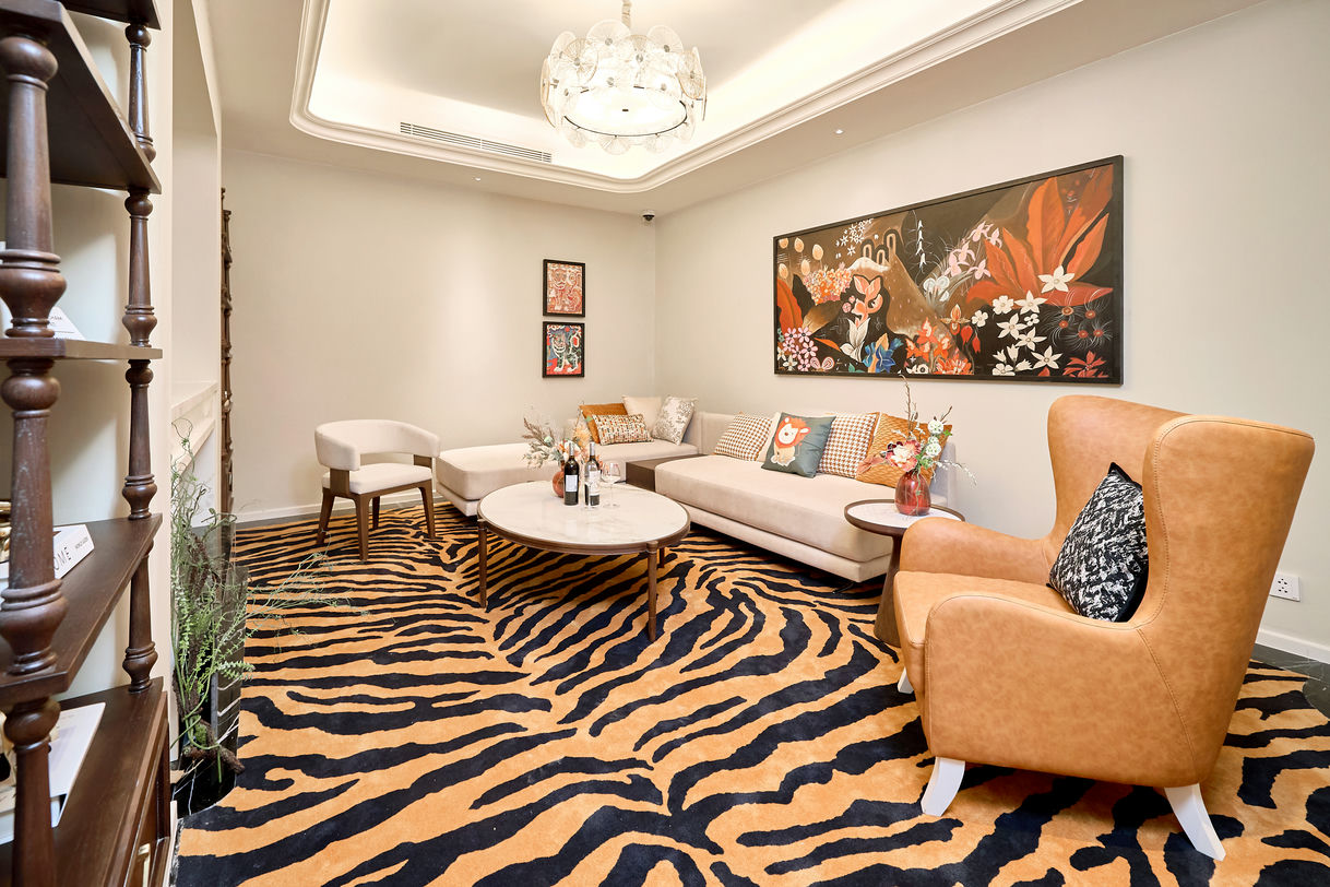 nhà mẫu phòng khách liền kề dự án sun bắc ninh