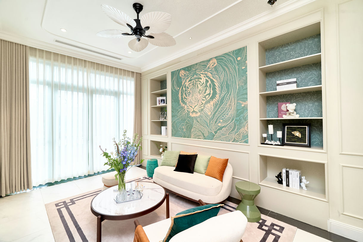 nhà mẫu phòng khách liền kề dự án sun bắc ninh 4