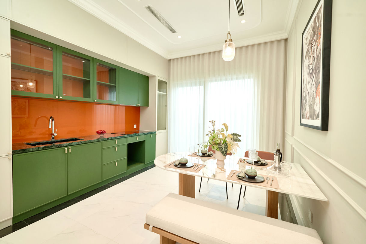 phòng bếp nhà mẫu liền kề sun bắc ninh 1