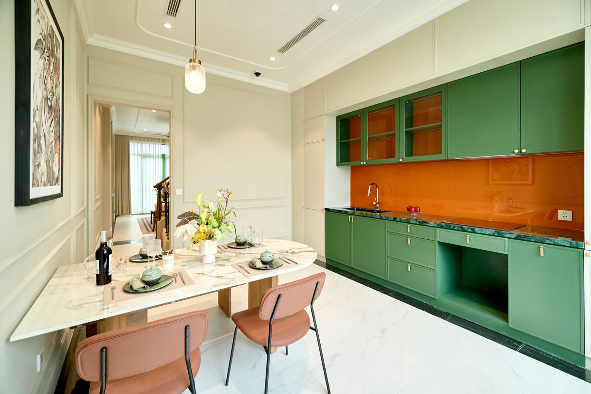 phòng bếp nhà mẫu liền kề sun bắc ninh 2