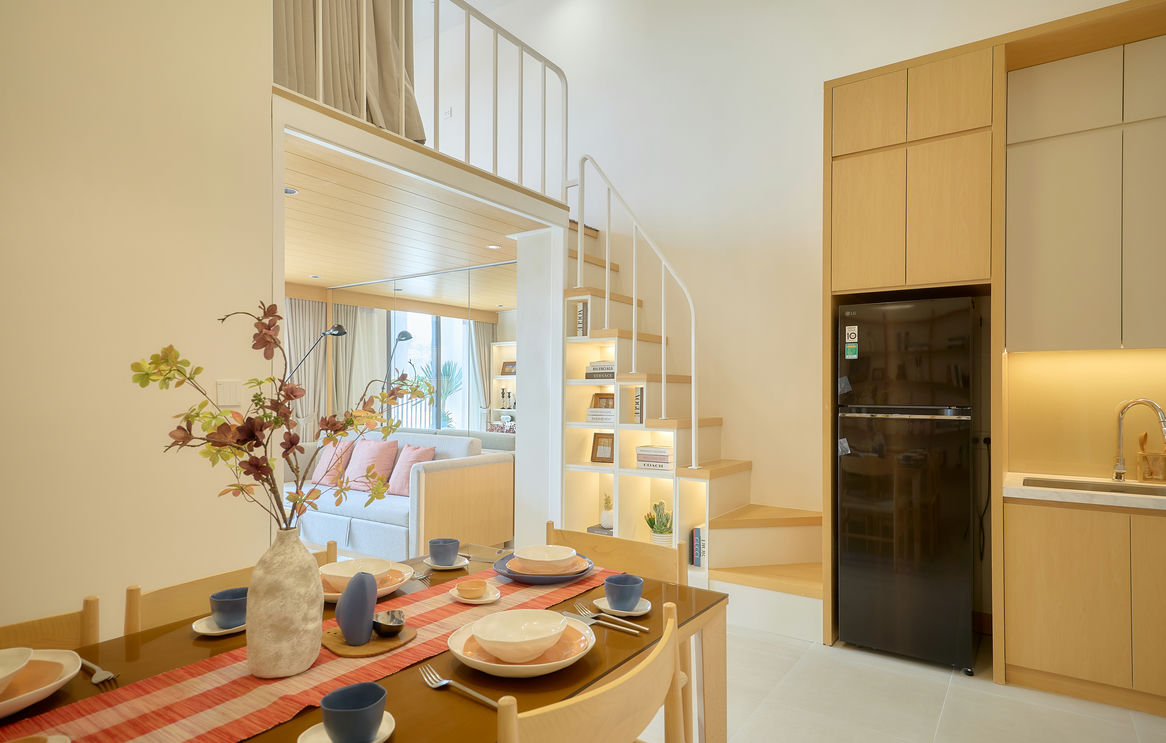 phòng bép chung cư 1 ngủ sun bắc ninh 2