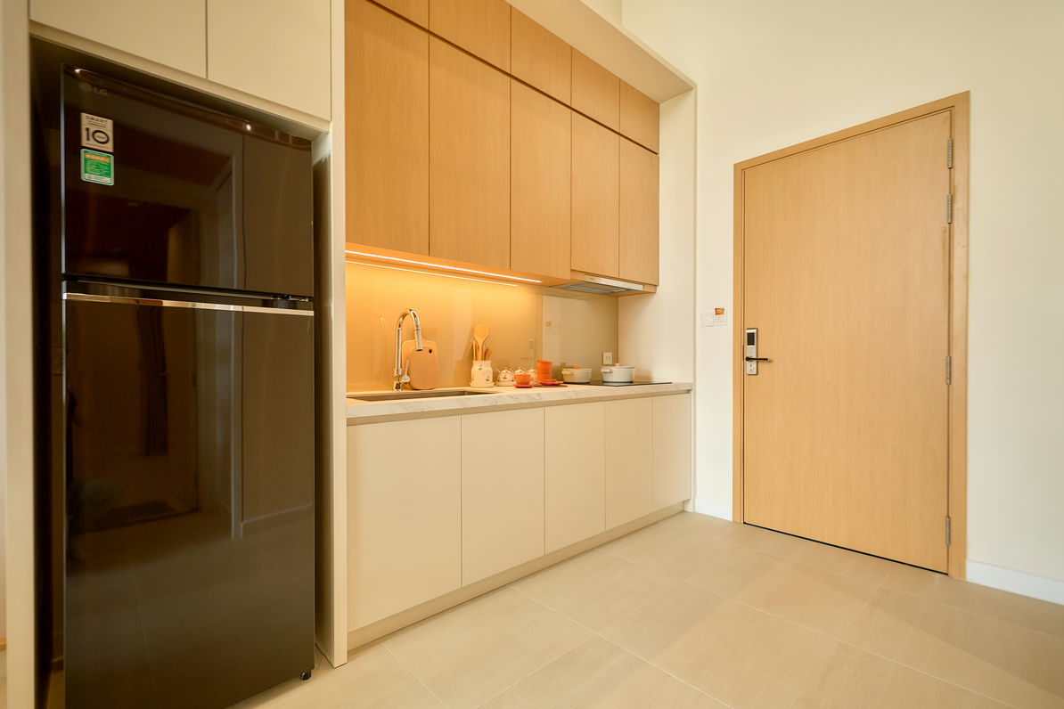 phòng bếp căn hộ chung cư 2 ngủ dự án sun bắc ninh