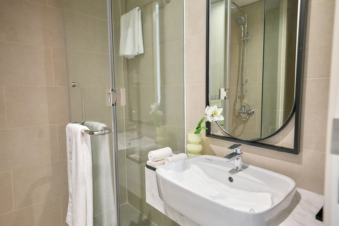 nhà vệ sinh căn hộ 2 ngủ sun bắc ninh