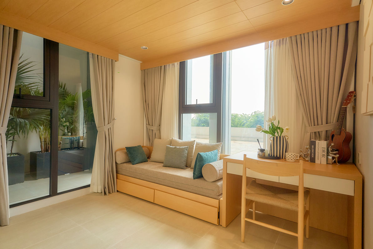 phòng thư giãn căn hộ 2 ngủ sun bắc ninh