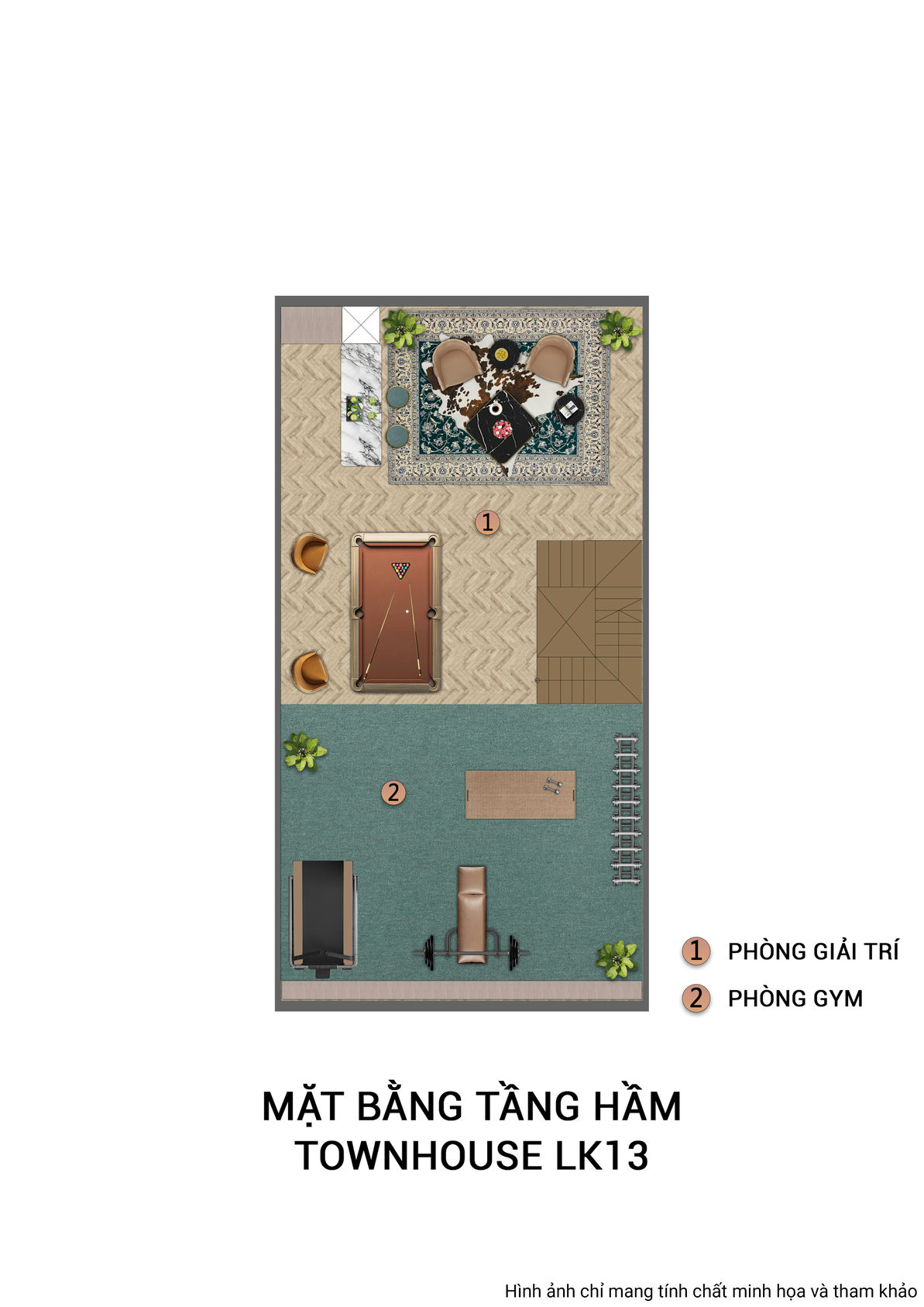 mặt bằng biệt thự sun bắc ninh