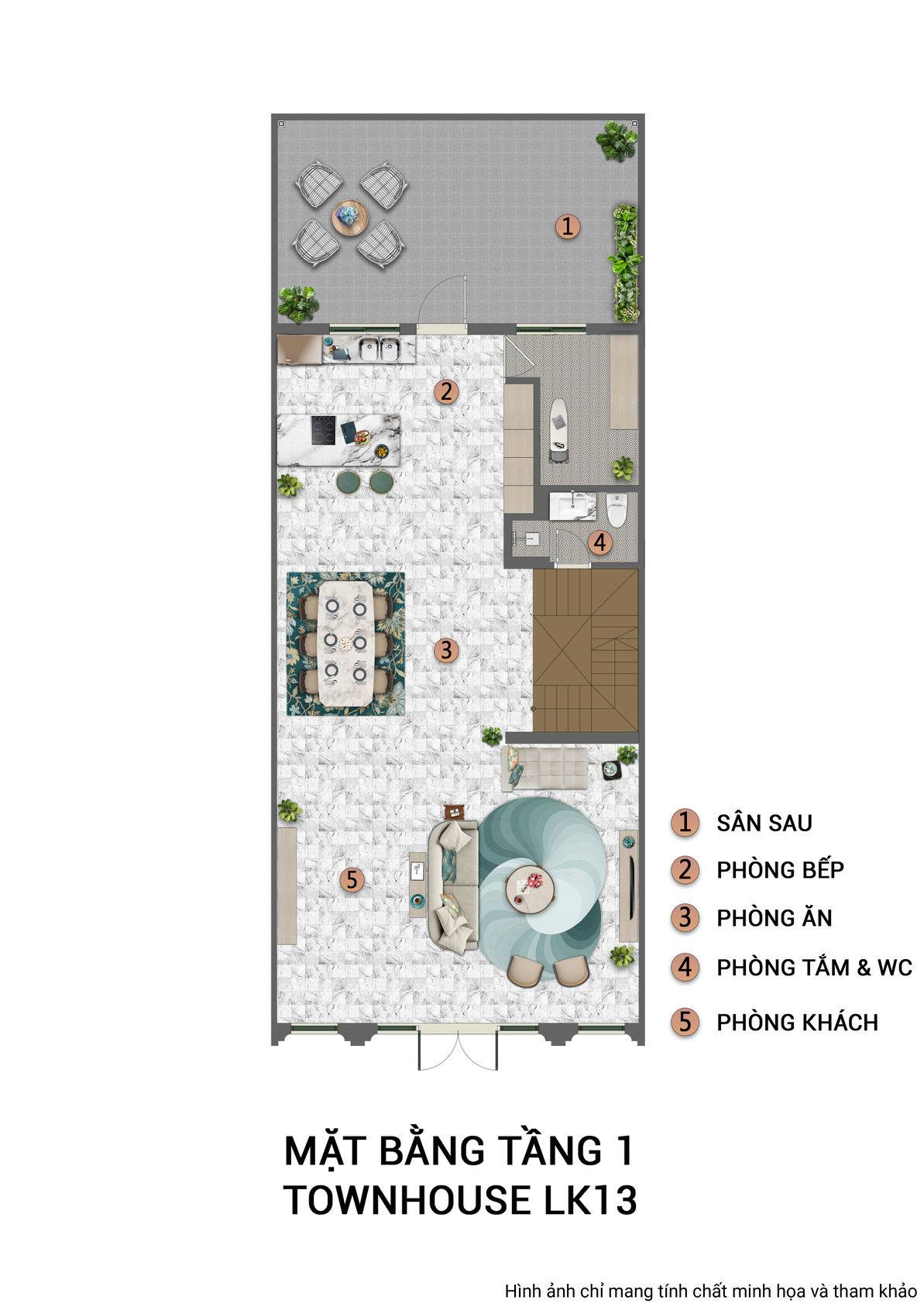 mặt bằng biệt thự dự án sun bắc ninh