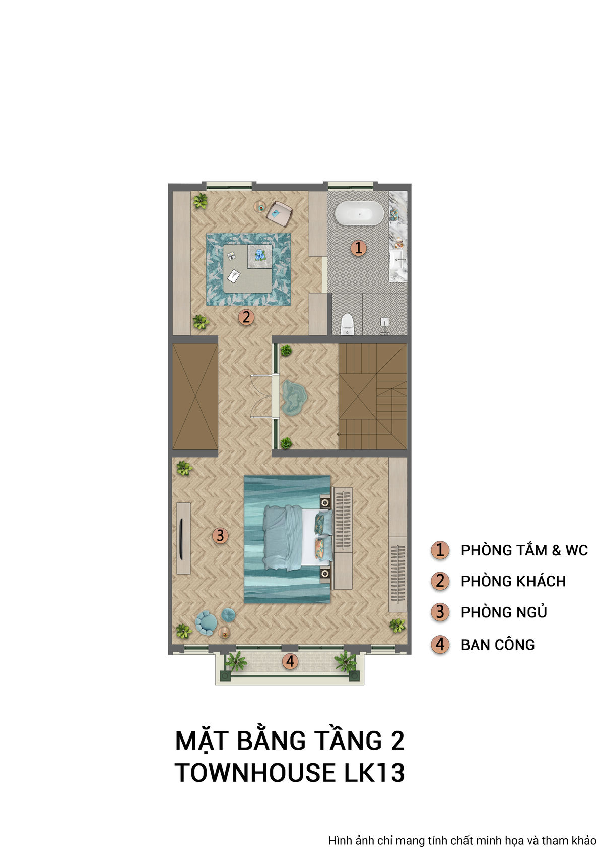 mặt bằng biệt thự dự án sun group bắc ninh