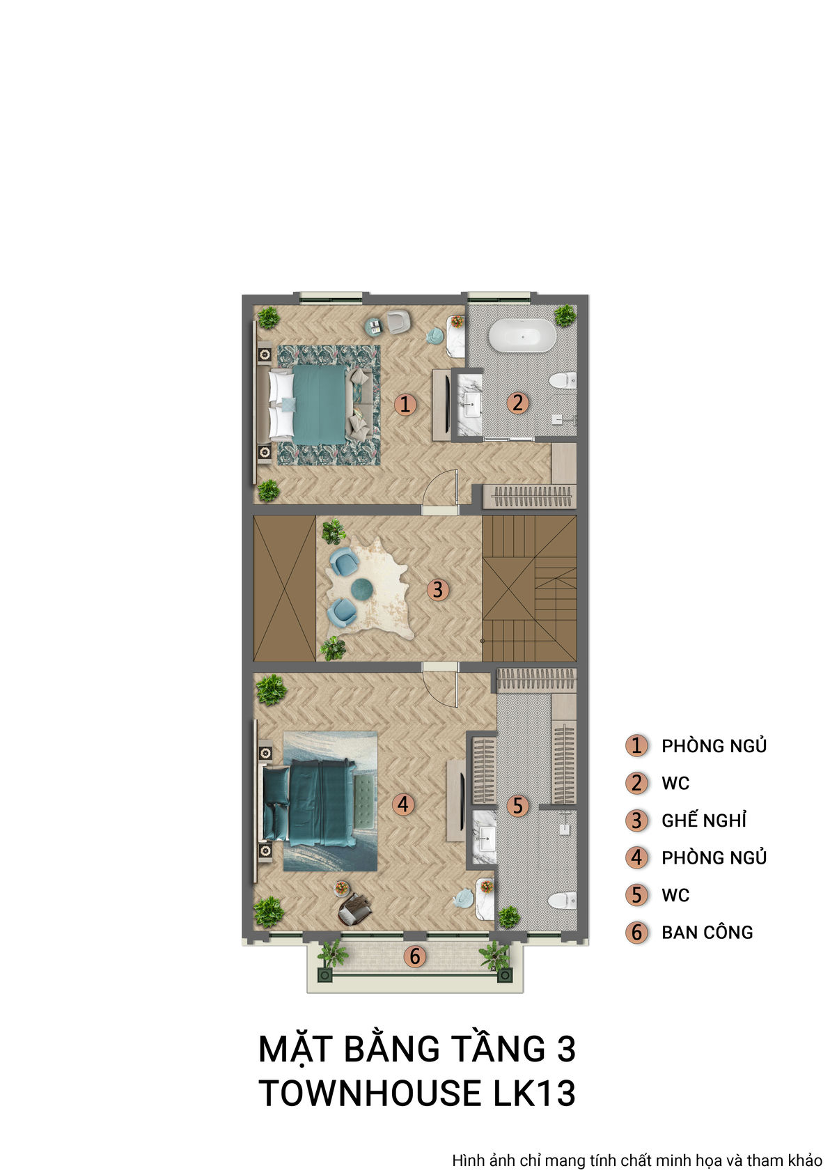 mặt bằng biệt thự song lập sun bắc ninh