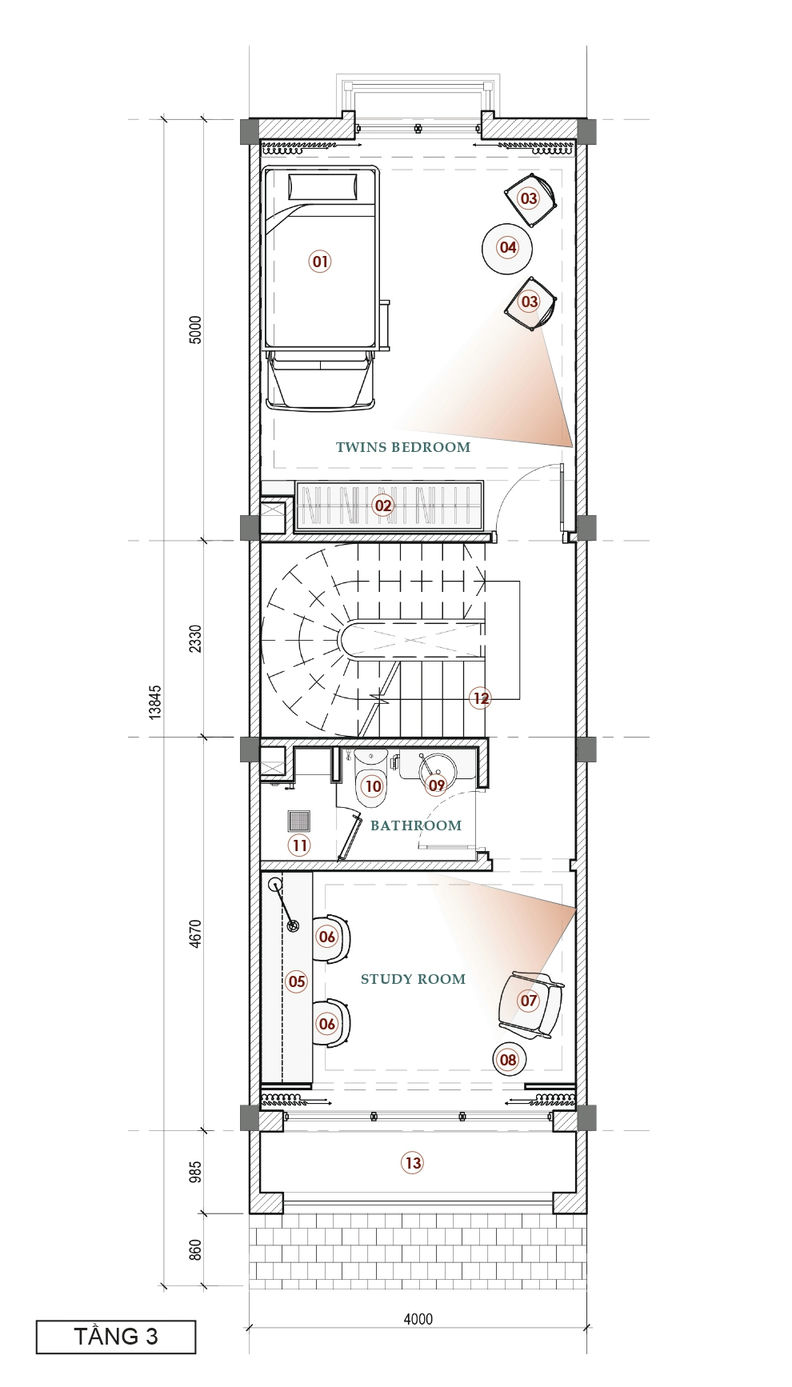 mặt bằng liền kề sun group bắc ninh 4m mặt tiền