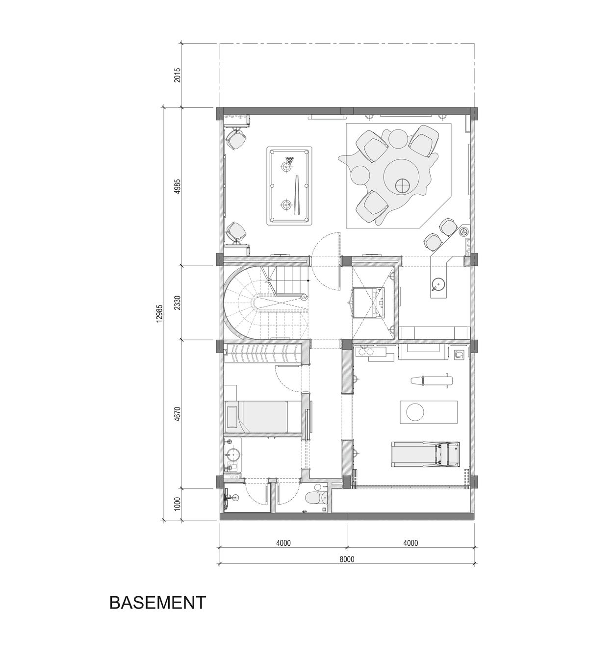 mặt bằng layout căn 8m đập thông sun group bắc ninh