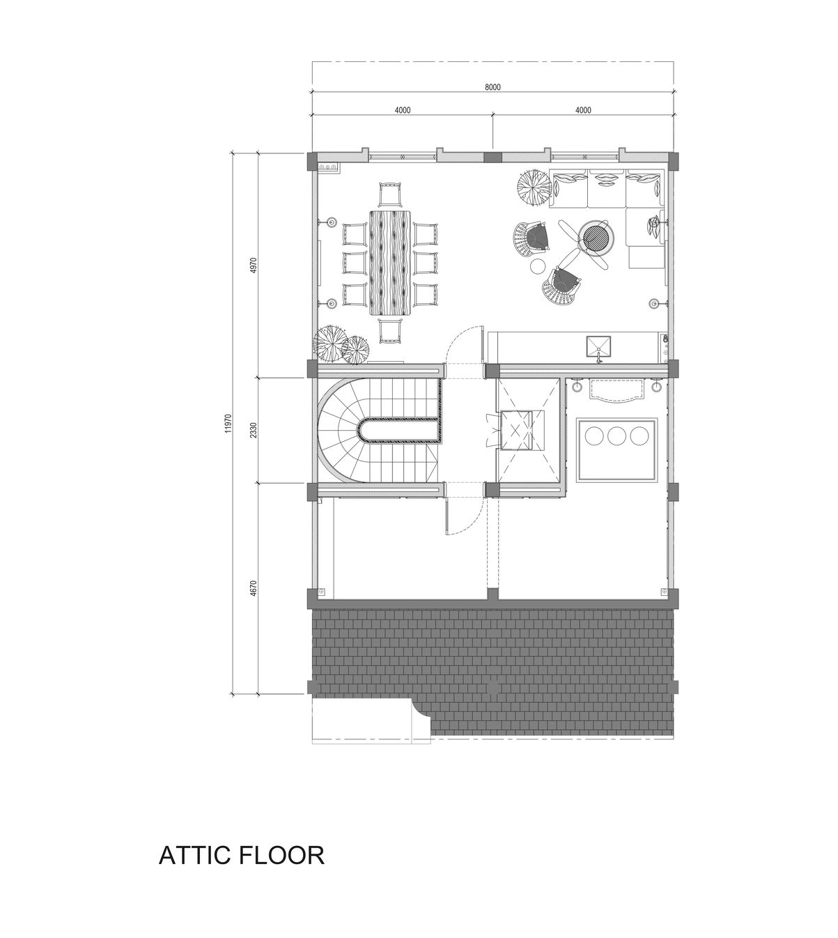 mặt bằng layout căn 8m đập thông sun group bắc ninh 1